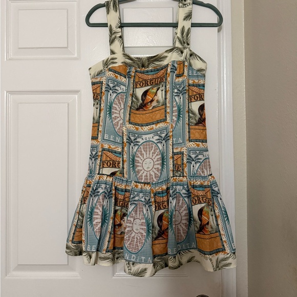 Agua Bendita Multicolor Printed Dress - Picture 7 of 16